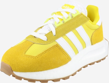 ADIDAS ORIGINALS حذاء رياضي بلا رقبة 'RETROPY' بـ أصفر: الأمام