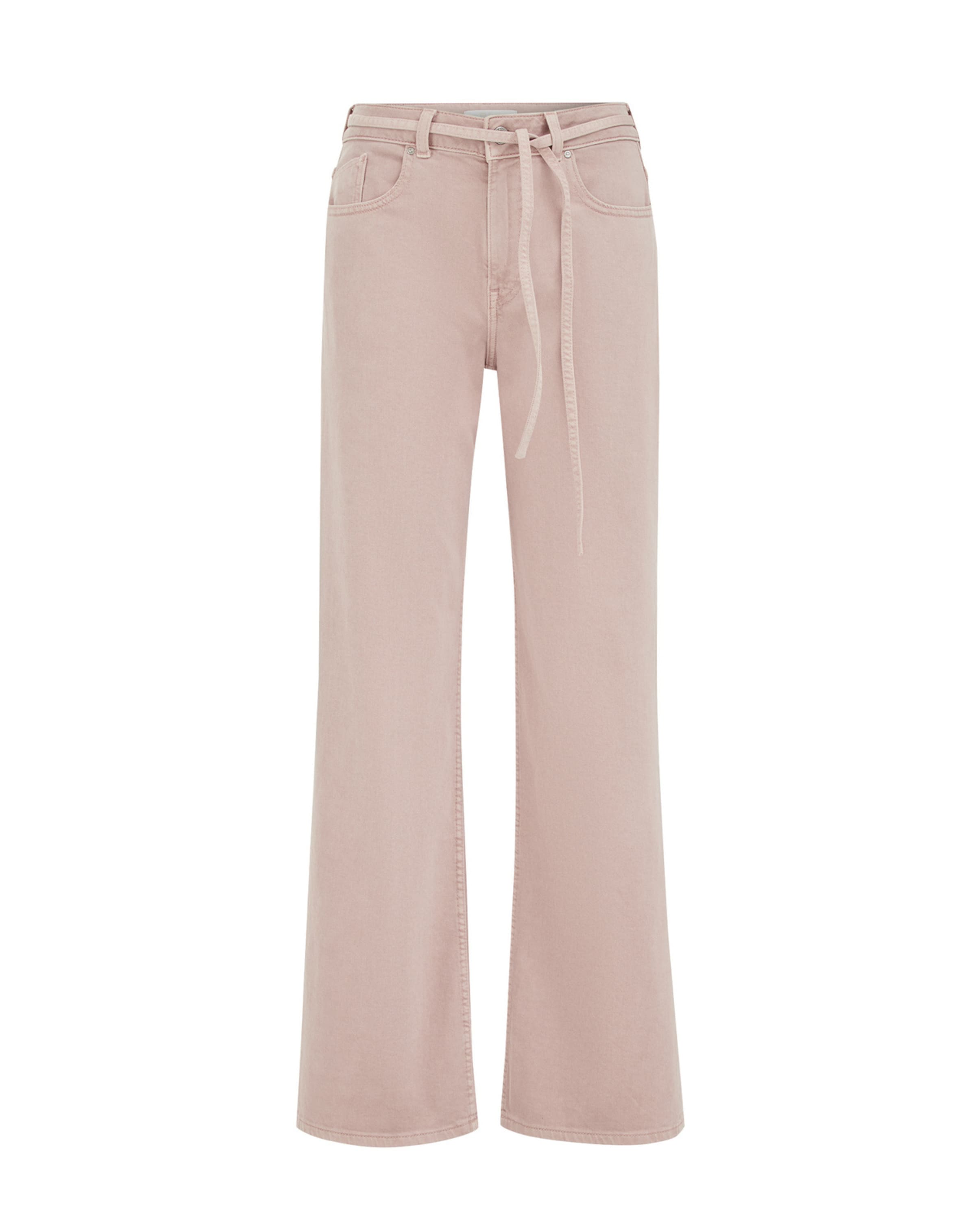 WE Fashion Wide leg Jeans i rosa: framsida