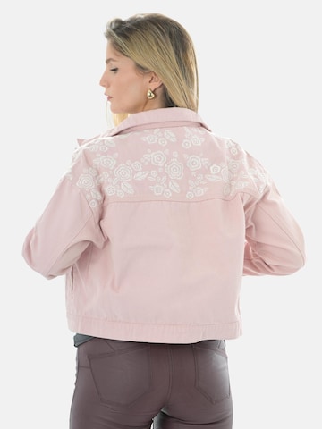 LEAFLETIC Winterjacke 'Leafletic Women’s Denim Jacket'‌‌‌‌‌‌‌‌‌ in Pink