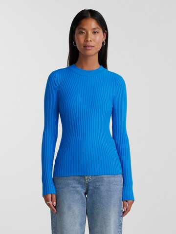 PIECES Pullover 'CRISTA' in Blau: predná strana