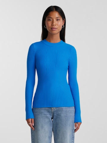 PIECES Sweater 'CRISTA' in Blue: front