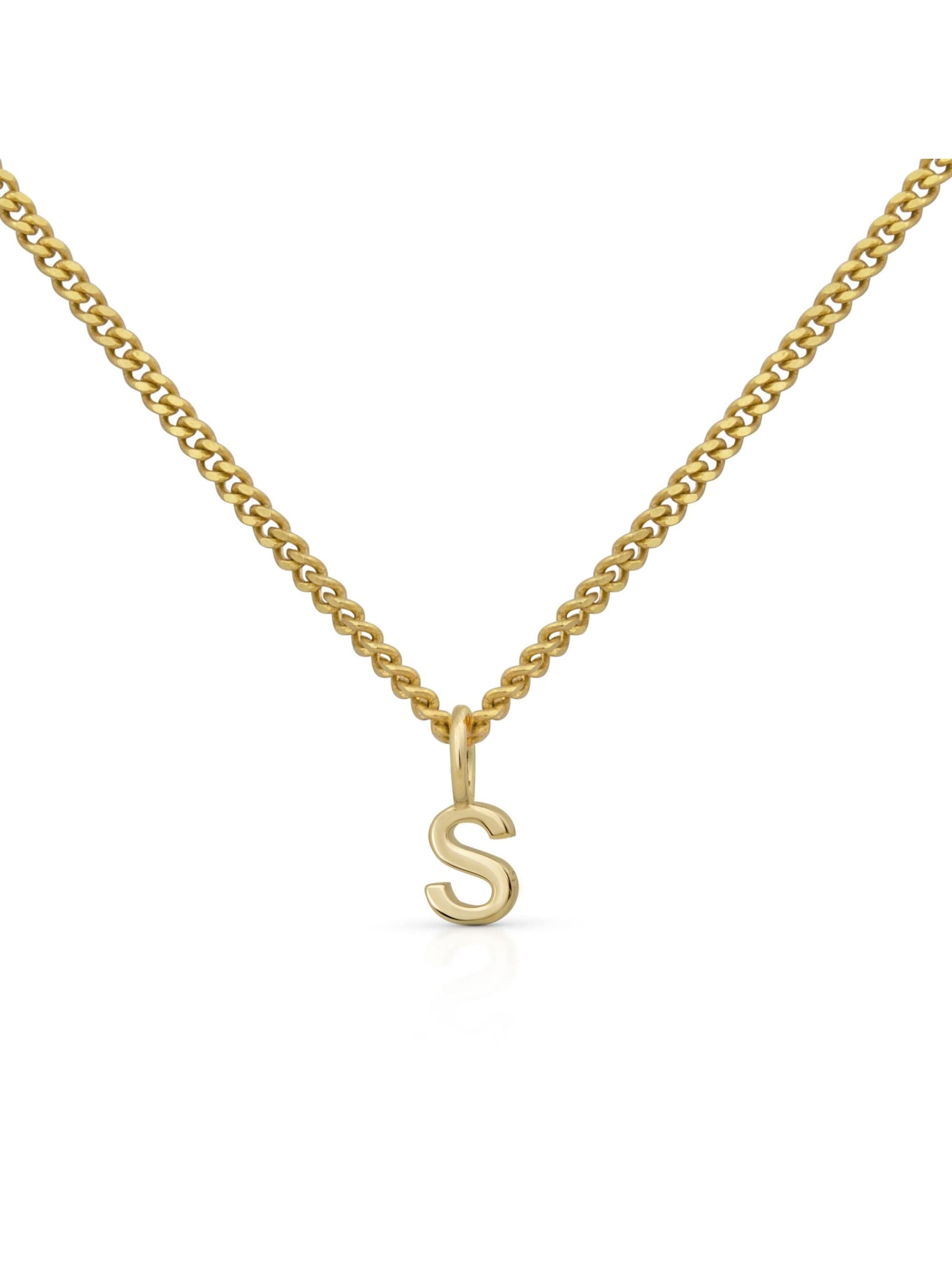 Orolino Kette 'Buchstabe S' in gold, Produktansicht