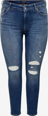 ONLY Carmakoma Skinny Jeans 'Bobbi Life ' in Blauw: voorkant