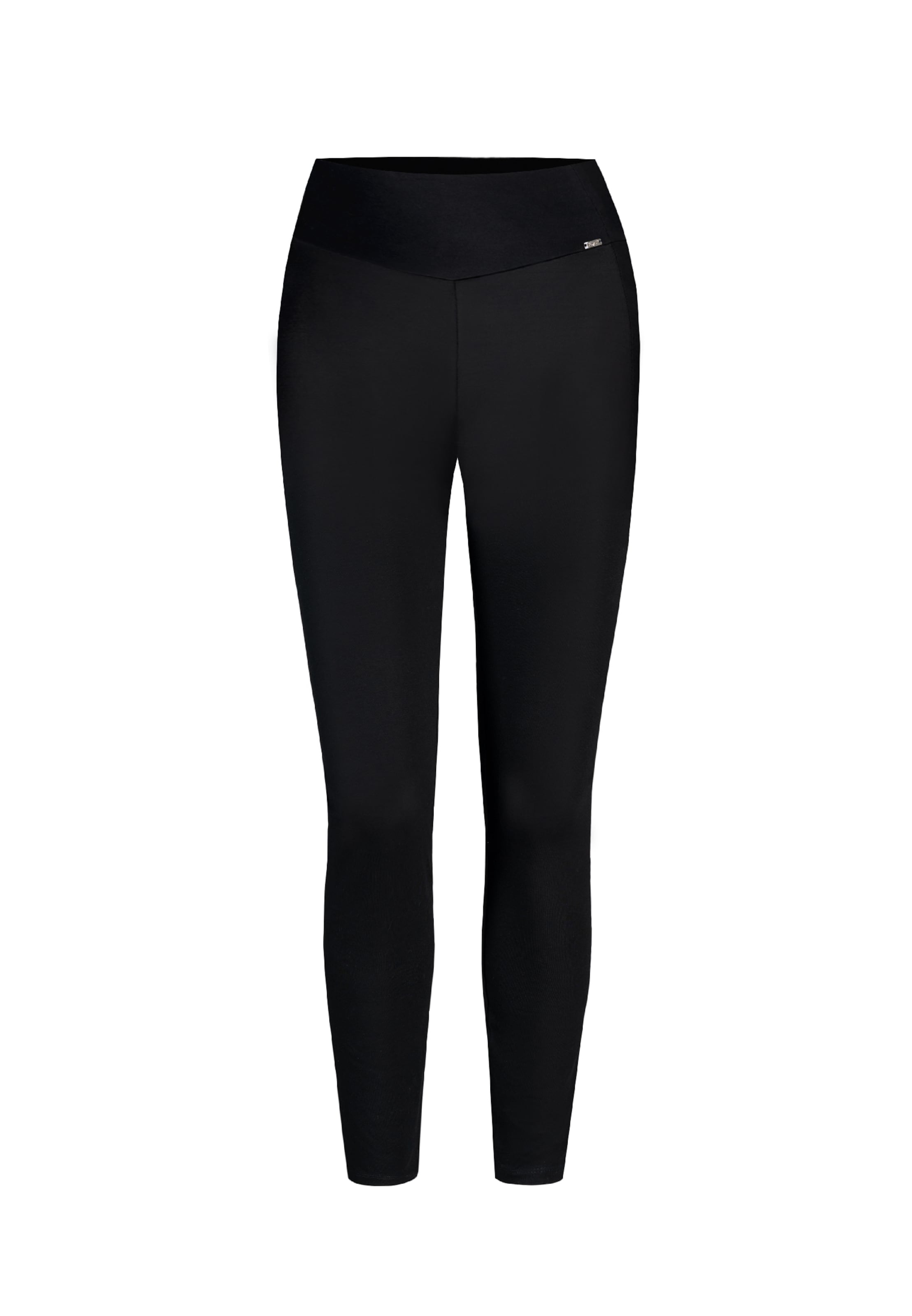 TEYLI - Skinny Leggings em preto: frente