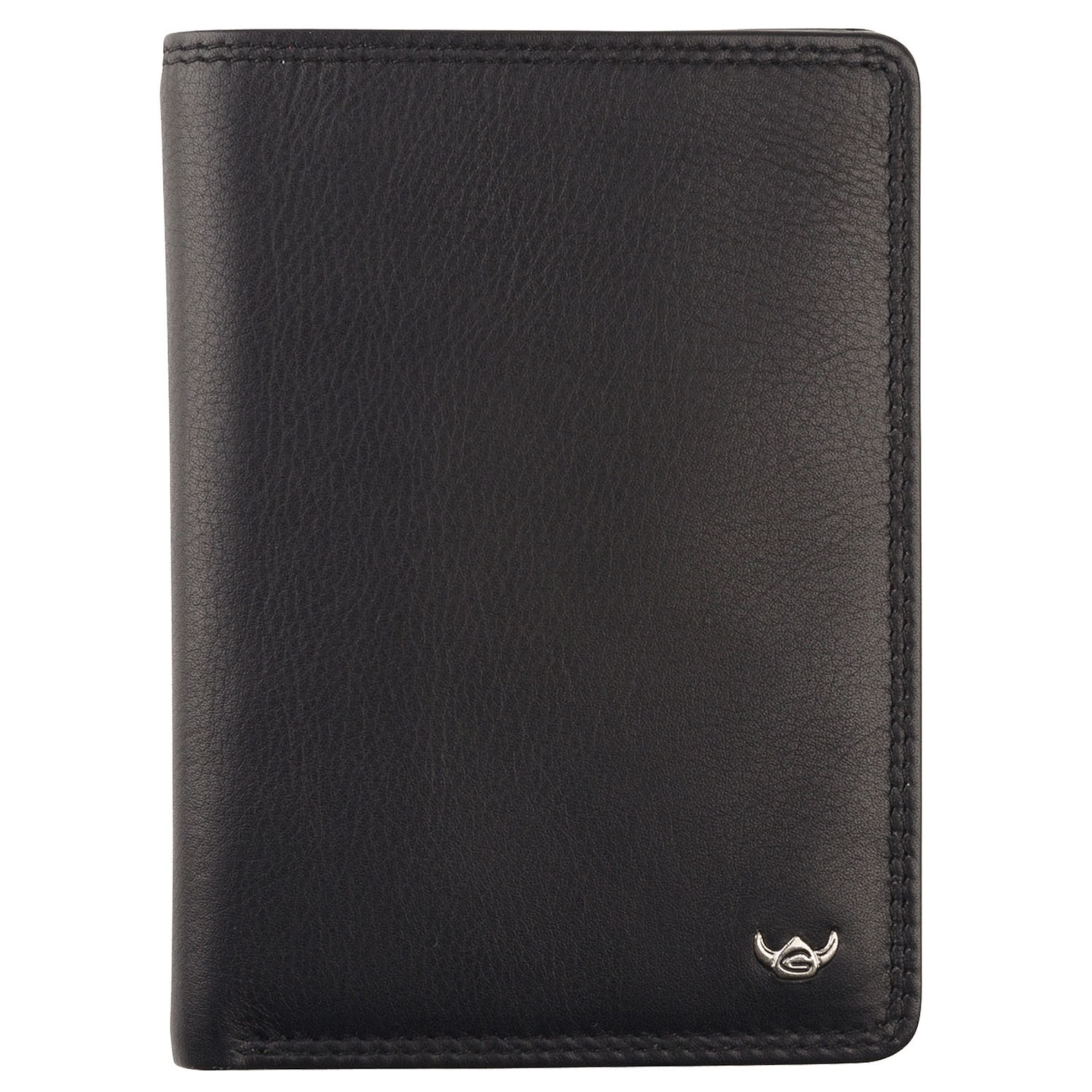 GOLDEN HEAD Wallet 'Polo' in Black: front