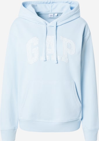 GAP Bluzka sportowa 'HERITAGE' w kolorze niebieski: przód