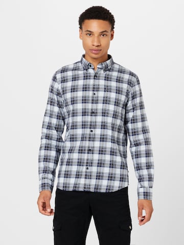 Matinique Regular fit Button Up Shirt 'Trostol' in Blue: front