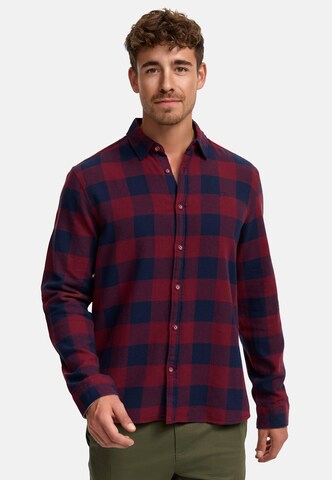 INDICODE JEANS Regular fit Overhemd in Lila: voorkant