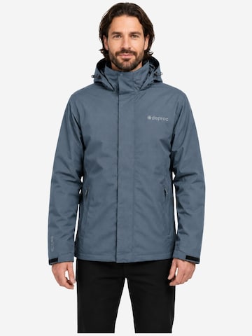 deproc Outdoorová bunda 'Outdoorjacke LAVAL Herren Regenjacke, Wanderjacke' - Sivá