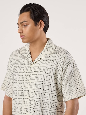 Denim Factory Comfort Fit Skjorte 'Resort' i hvid