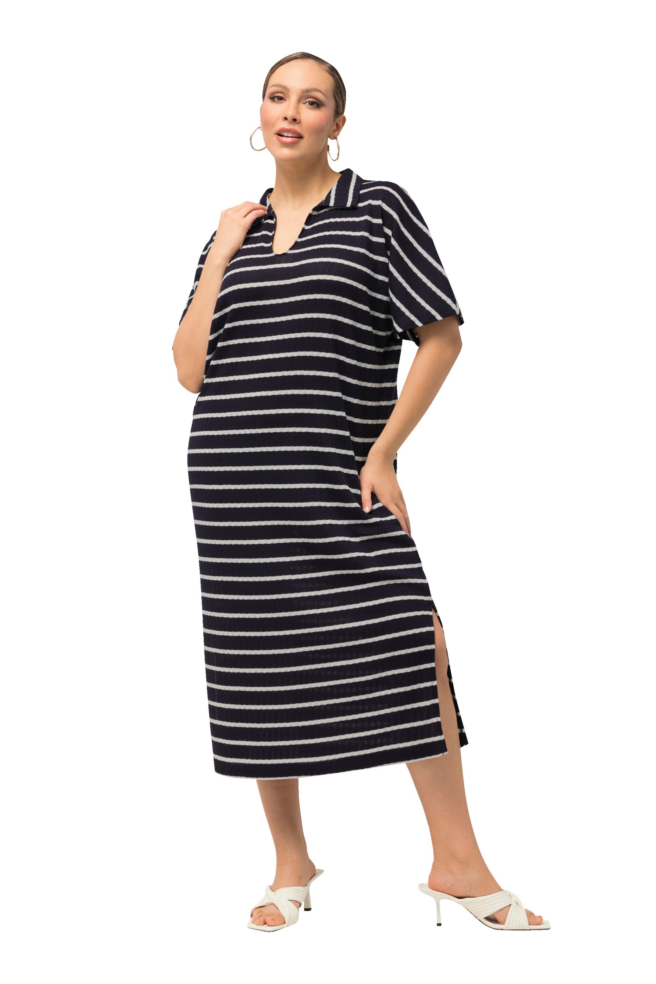 Ulla Popken Kleid in Blau: Vorderseite