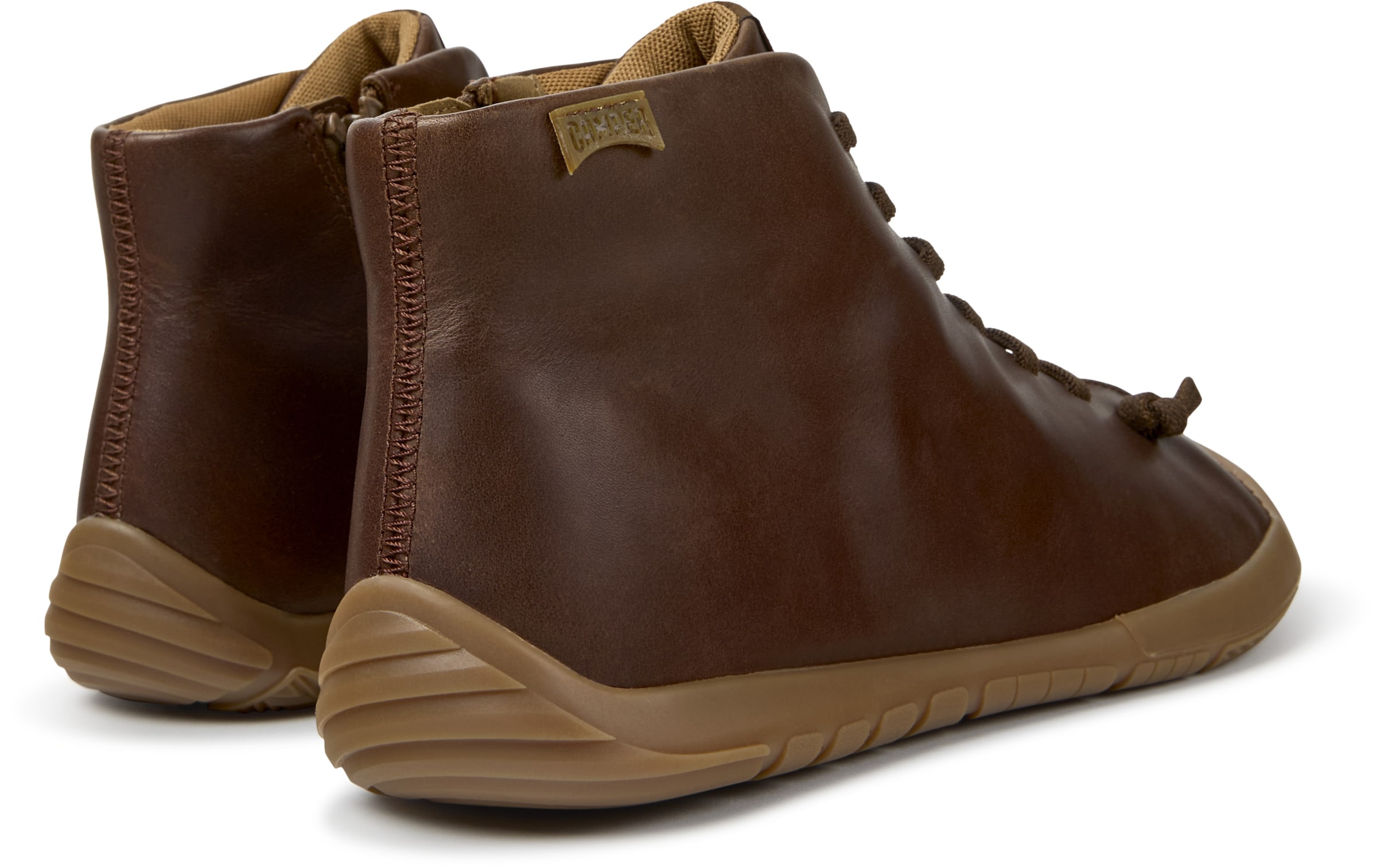 Sneaker alta ' Peu Path+ ' di CAMPER in marrone