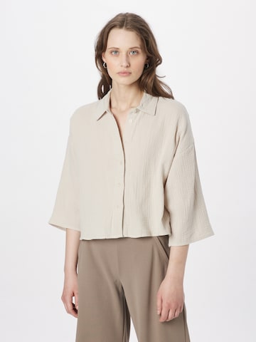 VERO MODA - Blusa 'NATALI' em cinzento: frente