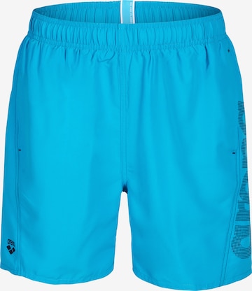 ARENA Uimashortsit 'Fundamentals Logo Boxer' värissä sininen: etupuoli