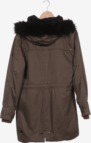khujo Jacket & Coat in XXL in Brown: front