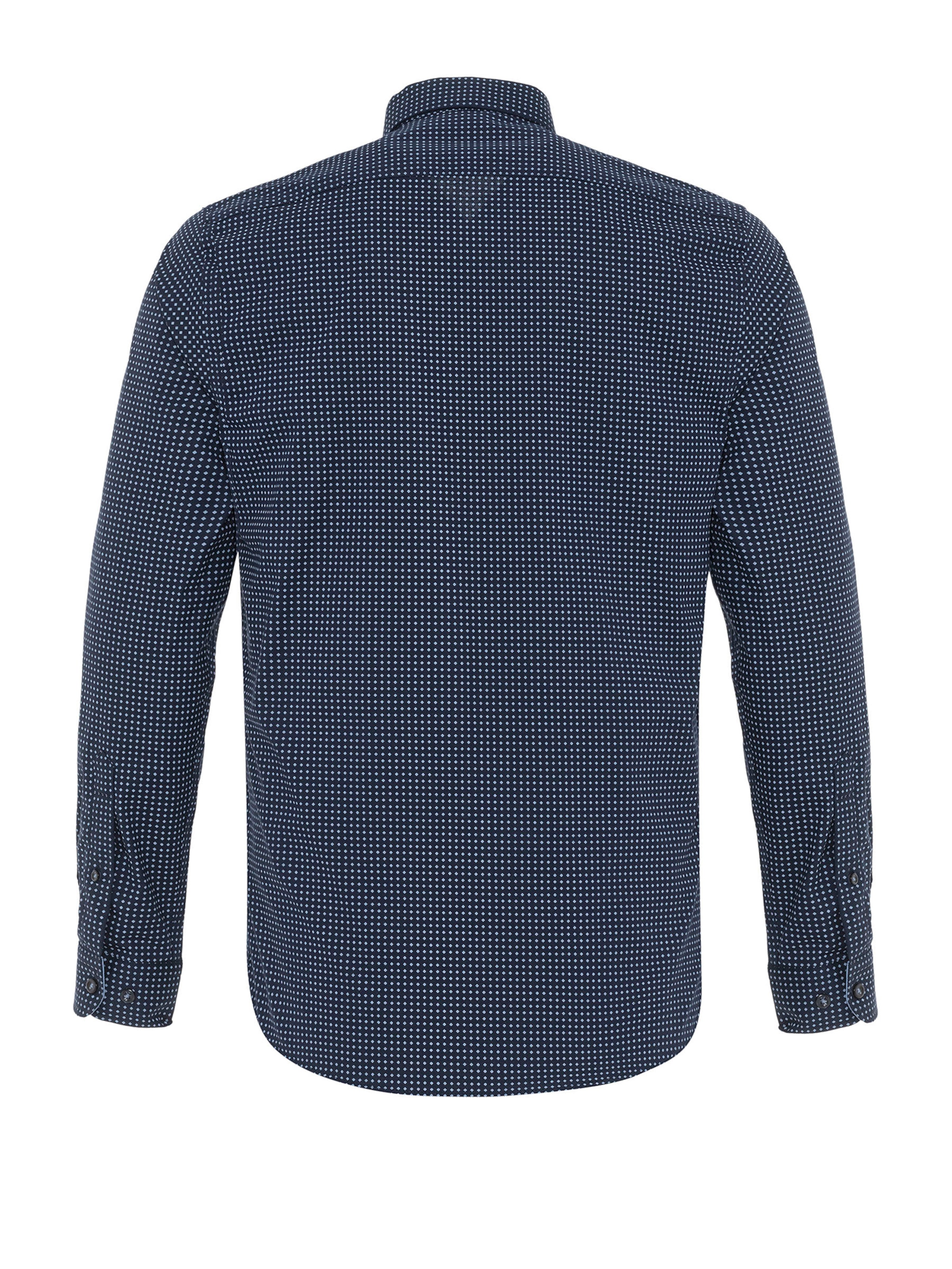 Dandalo Rovný strih Košeľa 'Cristophe' - Modrá