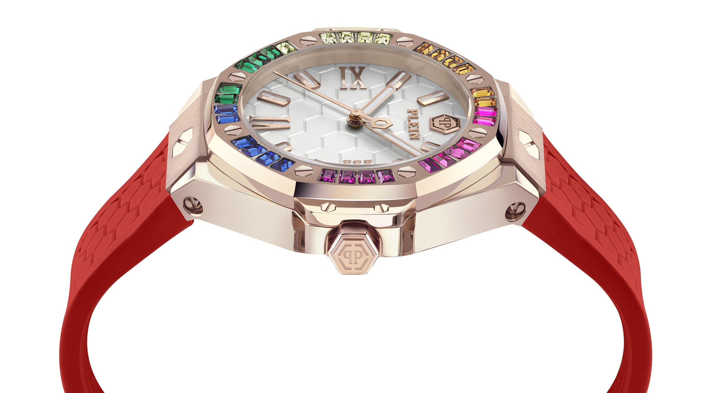 Montre à affichage analogique Philipp Plein Watches en rouge