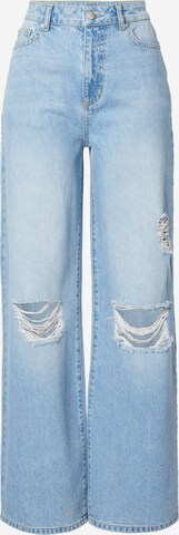 Wide leg Jeans 'Tara' de la ABOUT YOU x Antonia pe albastru: față