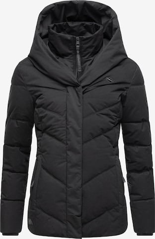 Veste d’hiver 'Natesa' Ragwear en noir : devant