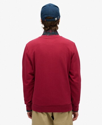 Sweat-shirt Superdry en rouge