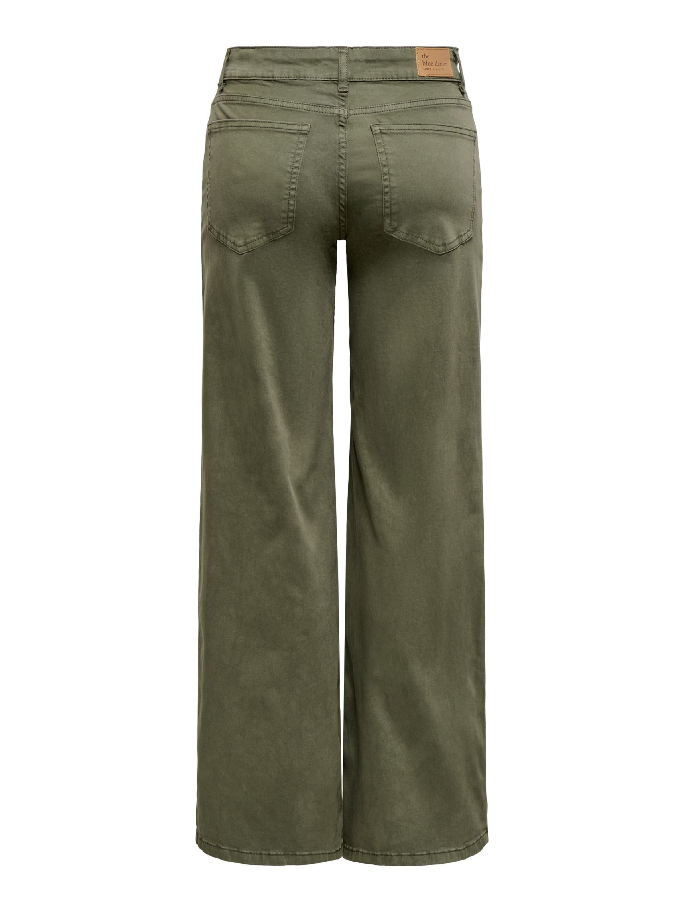 ONLY - Pierna ancha Pantalón en verde