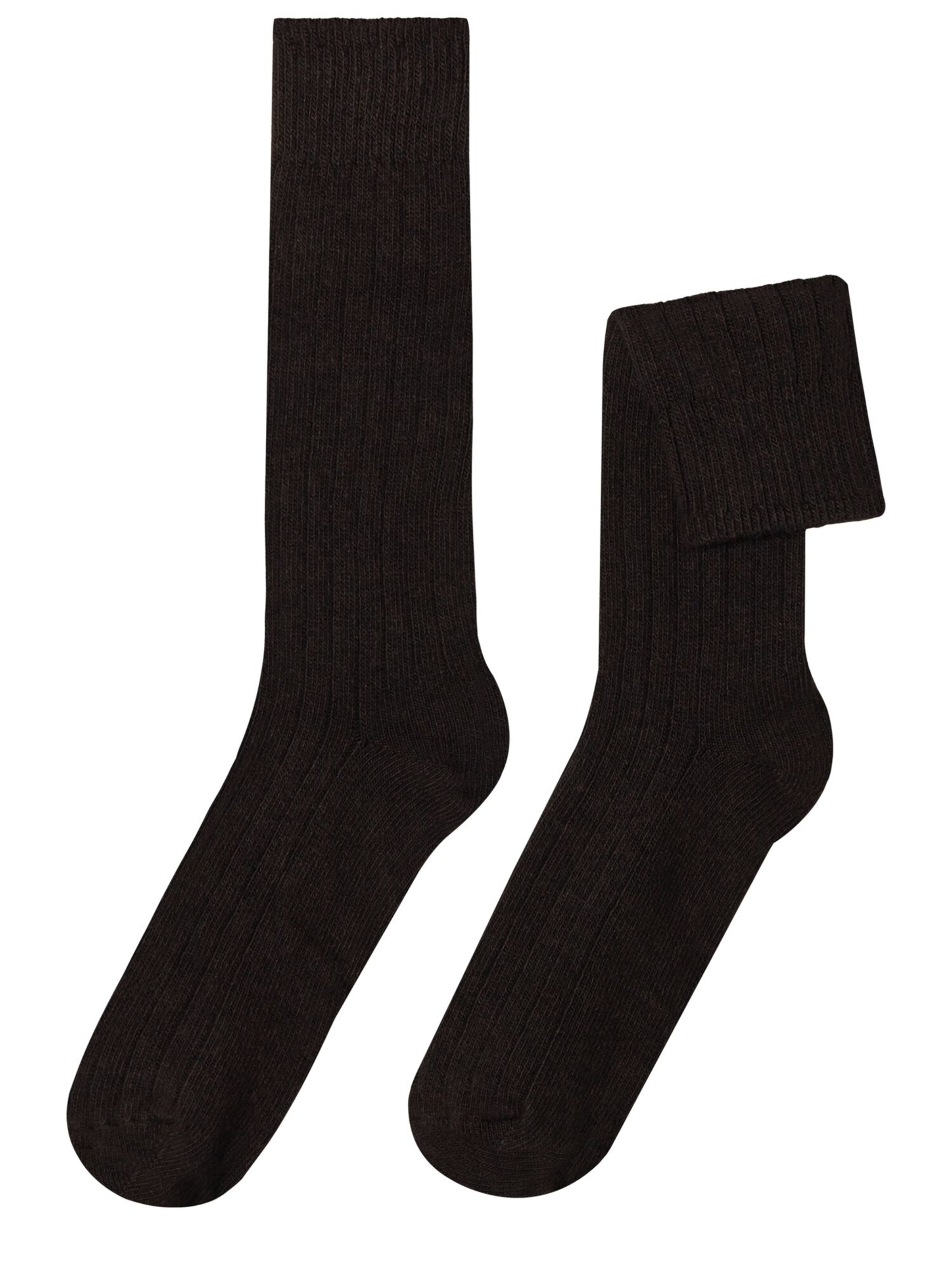CALZEDONIA Socks in Brown: front