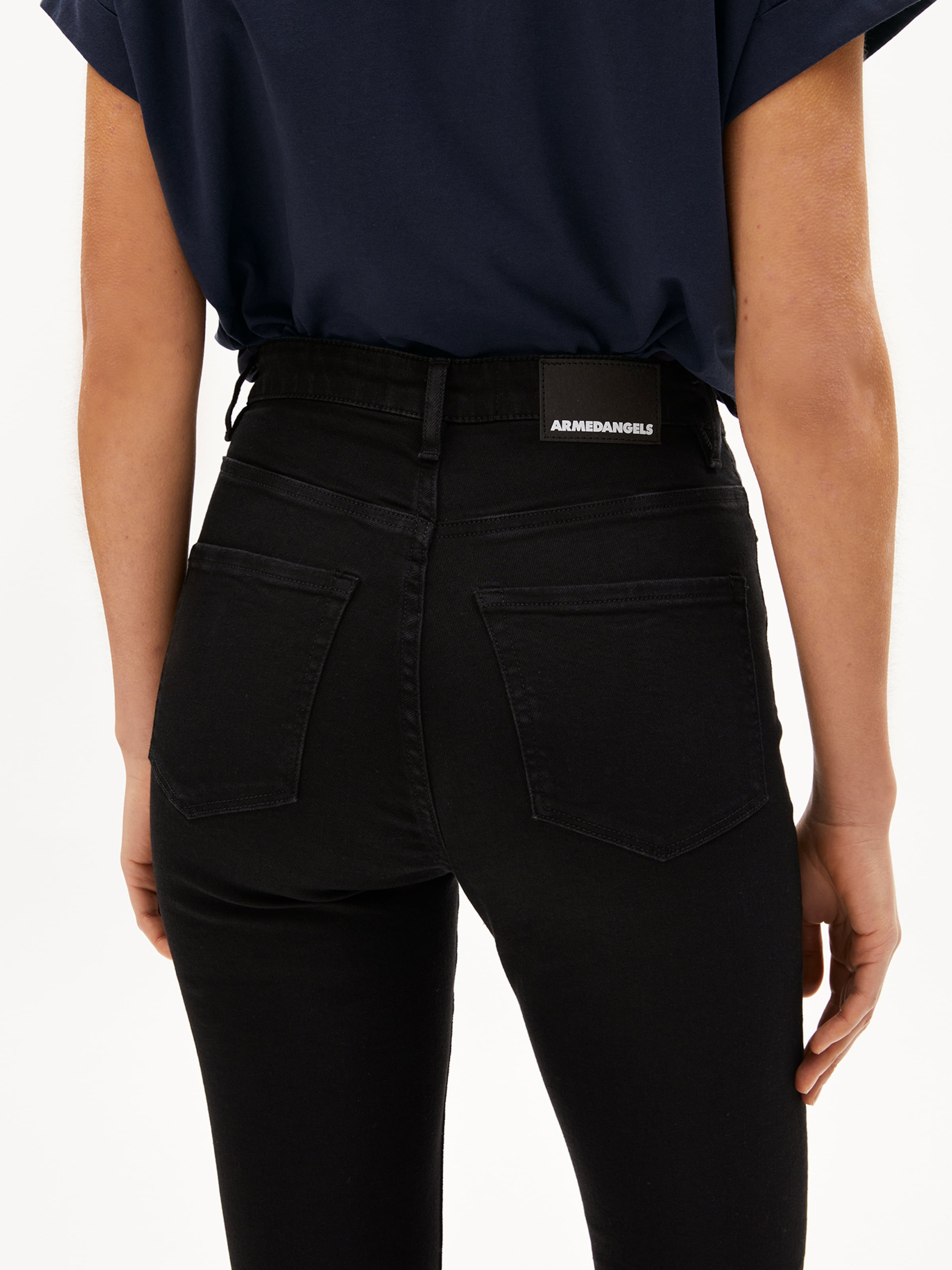 ARMEDANGELS Skinny Jeans 'Ingaa' in Black: front
