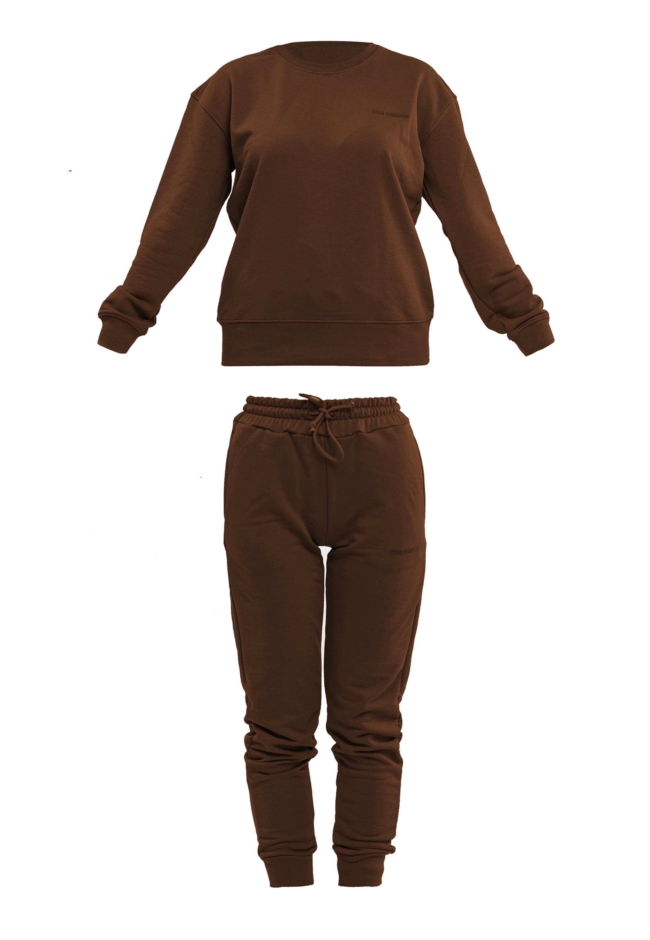 Tom Barron Sports suit in Brown: front