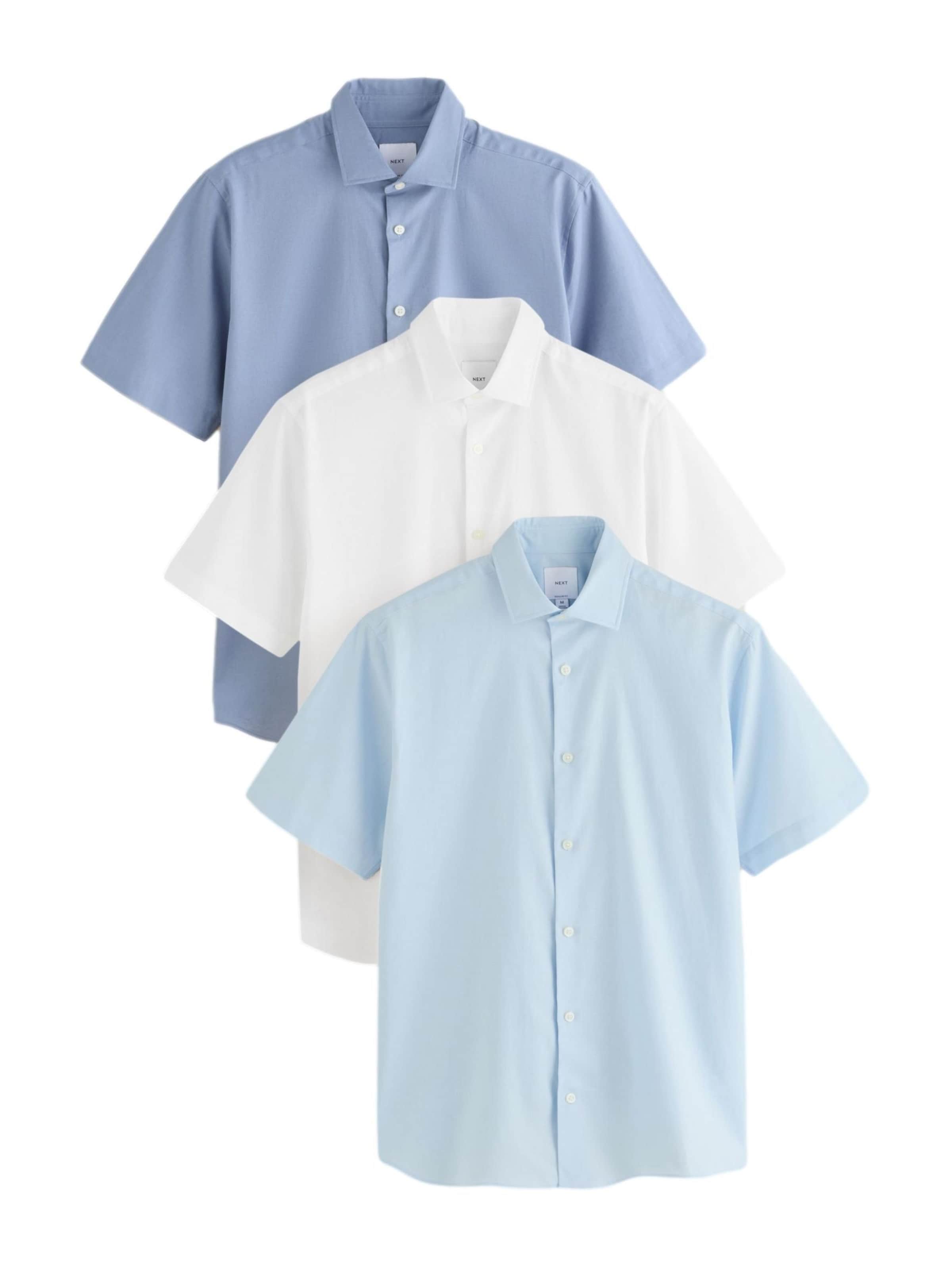 Next Regular Fit Hemd in Blau: Vorderseite