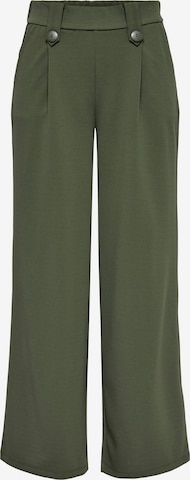 ONLY Wide leg Pleat-Front Pants 'Sania' in Green: front