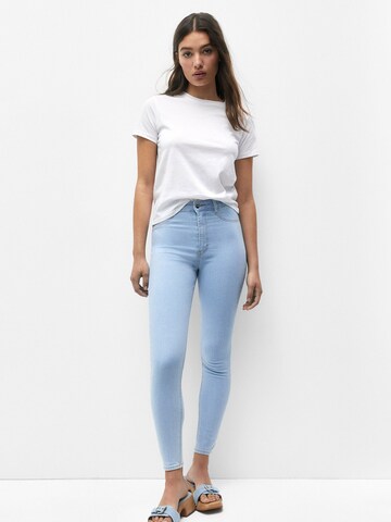 Pull&Bear Skinny Jeansy w kolorze niebieski