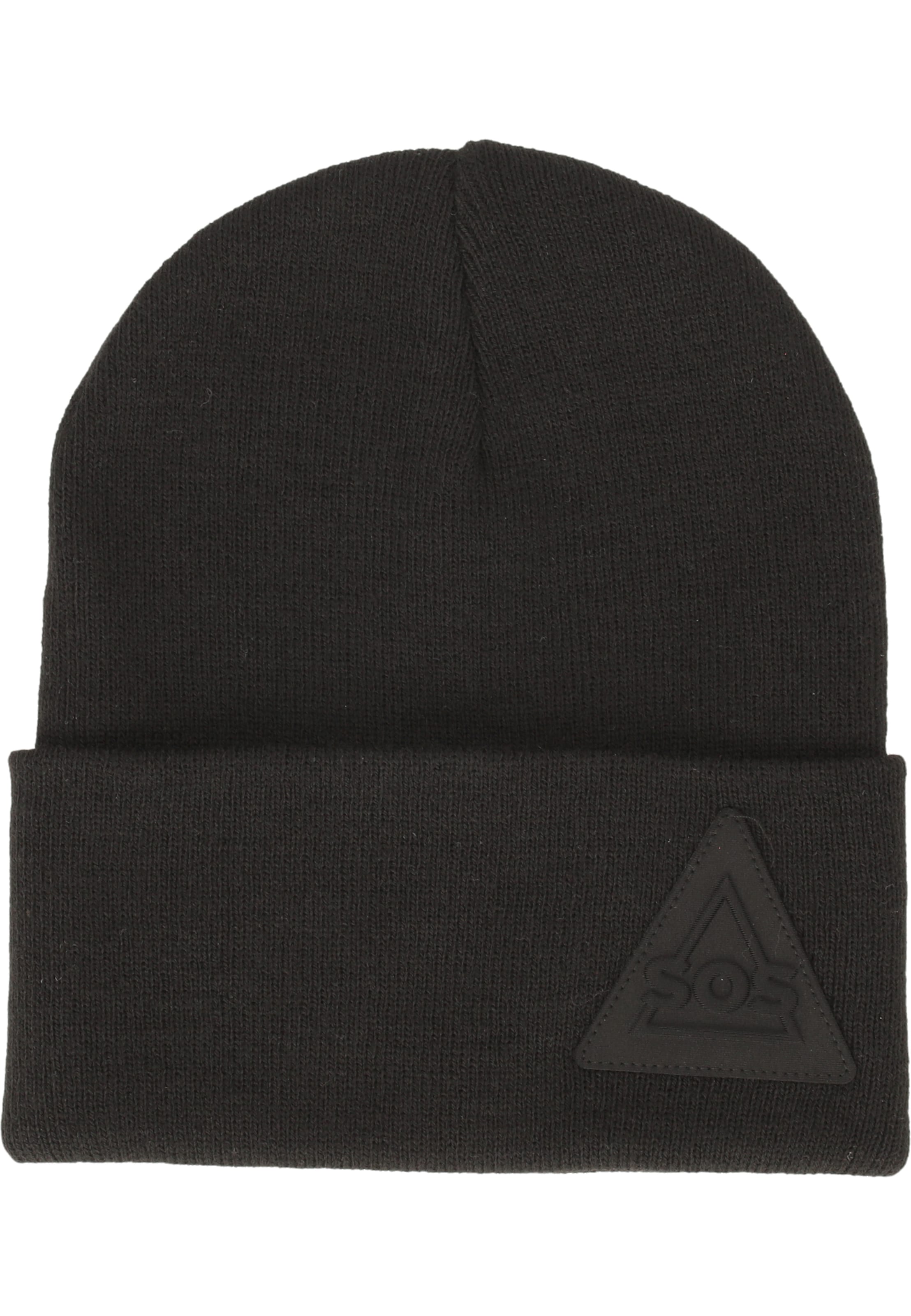 SOS Sports beanie 'Caucasus' in Black: front