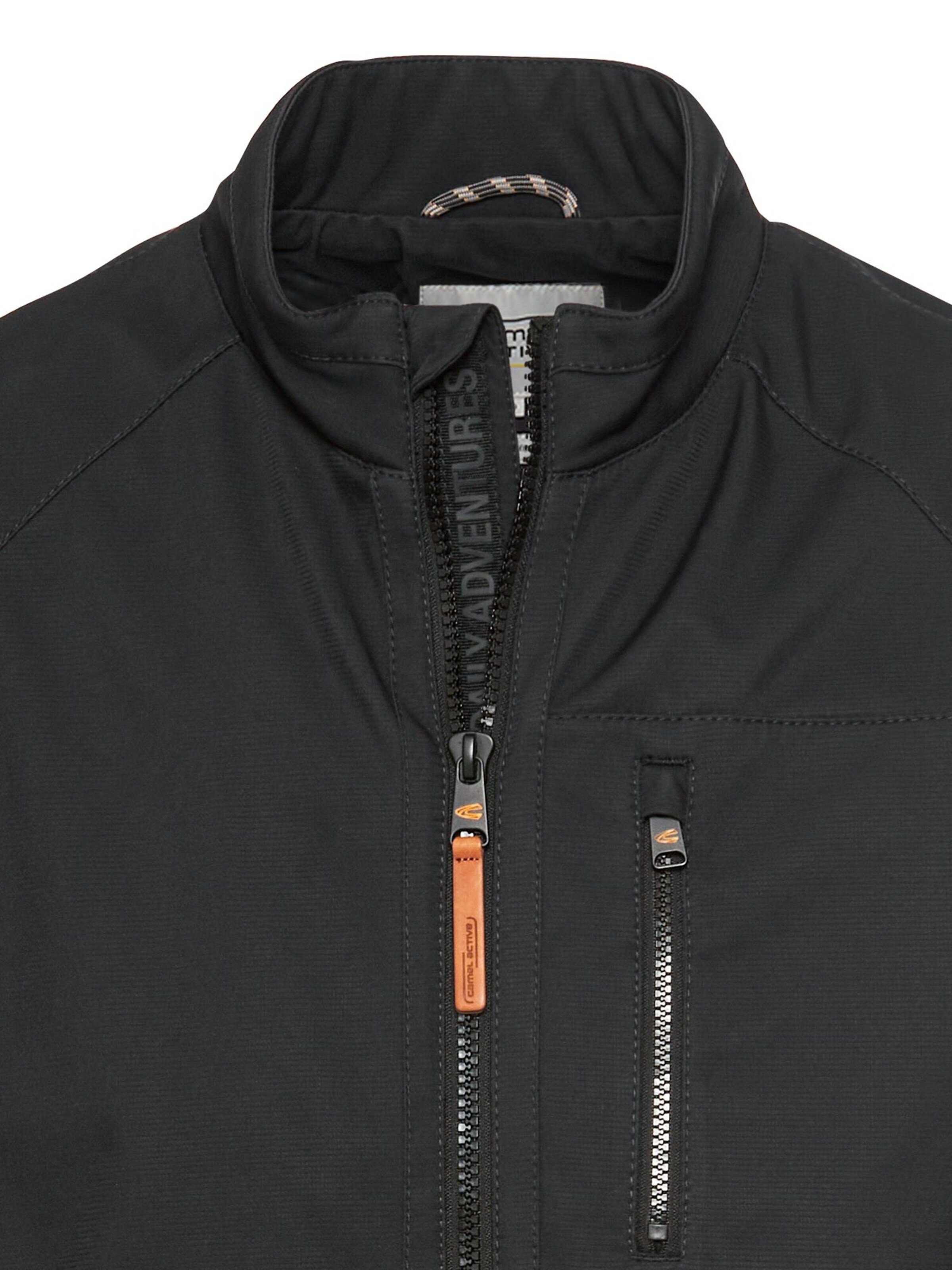 CAMEL ACTIVE Blouson aus recyceltem Polyester in Schwarz