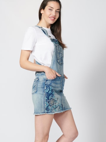 KOROSHI Overall-nederdel i blå