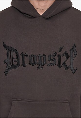 Dropsize Суичър в кафяво