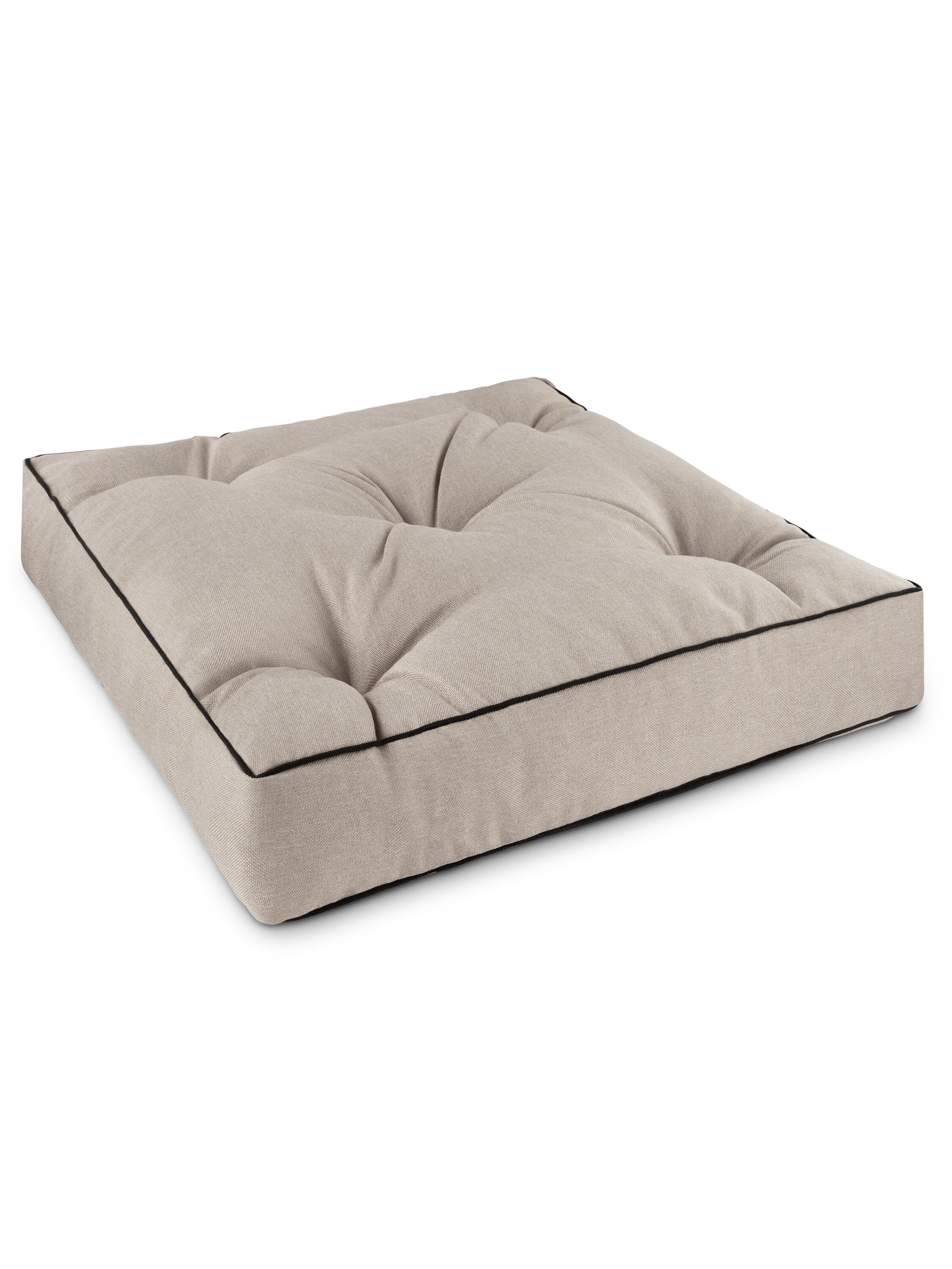Aspero Stuhlkissen 'Valletta' in Beige: Vorderseite