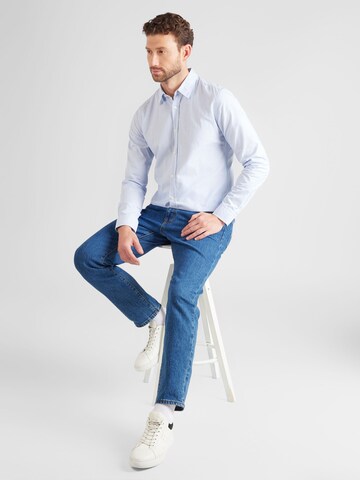 BOSSRegular Fit Košulja 'ROAN' - plava boja