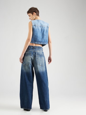 Wide leg Jeans 'Jaya' de la BDG Urban Outfitters pe albastru