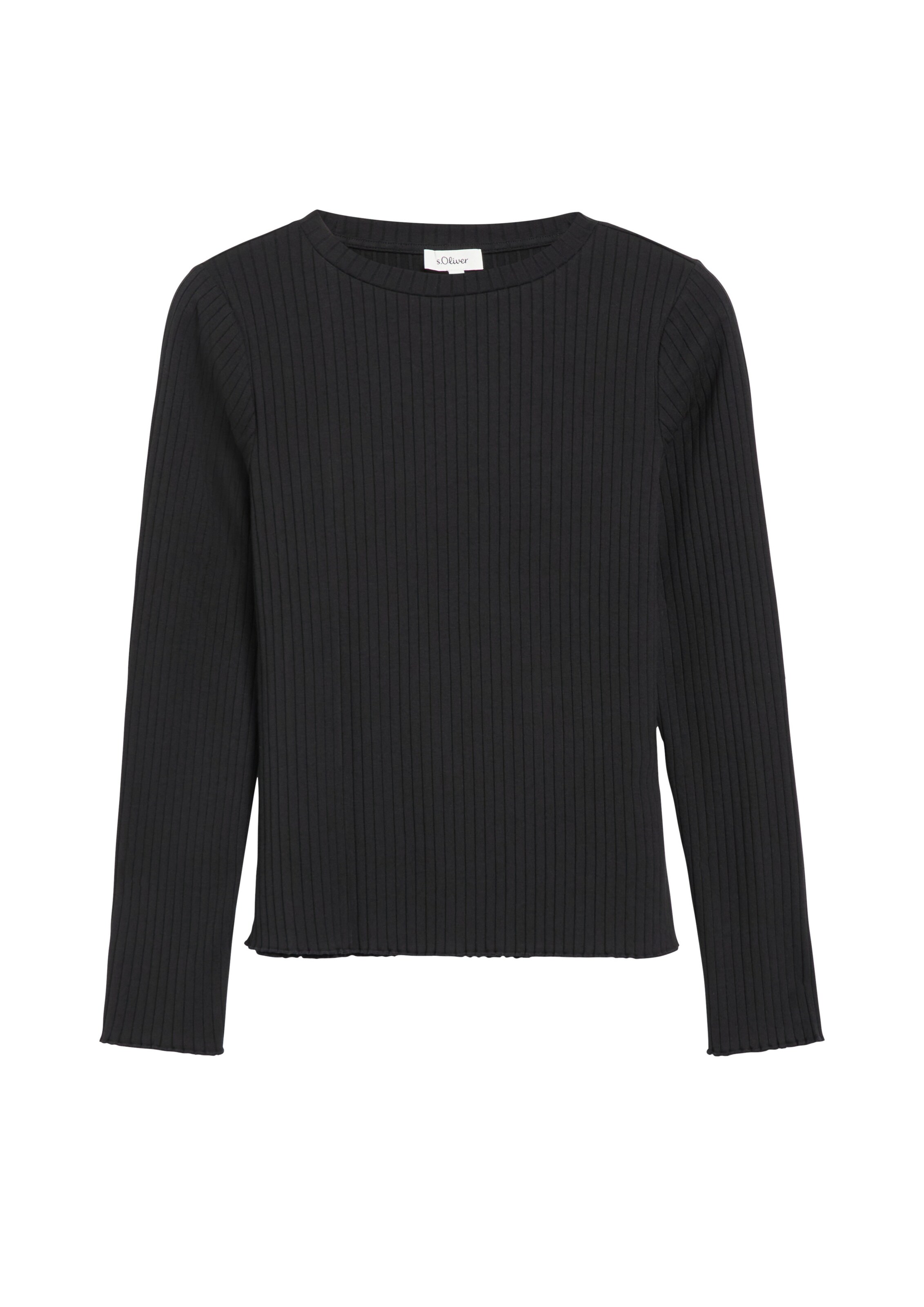 s.Oliver Shirt in Zwart: voorkant