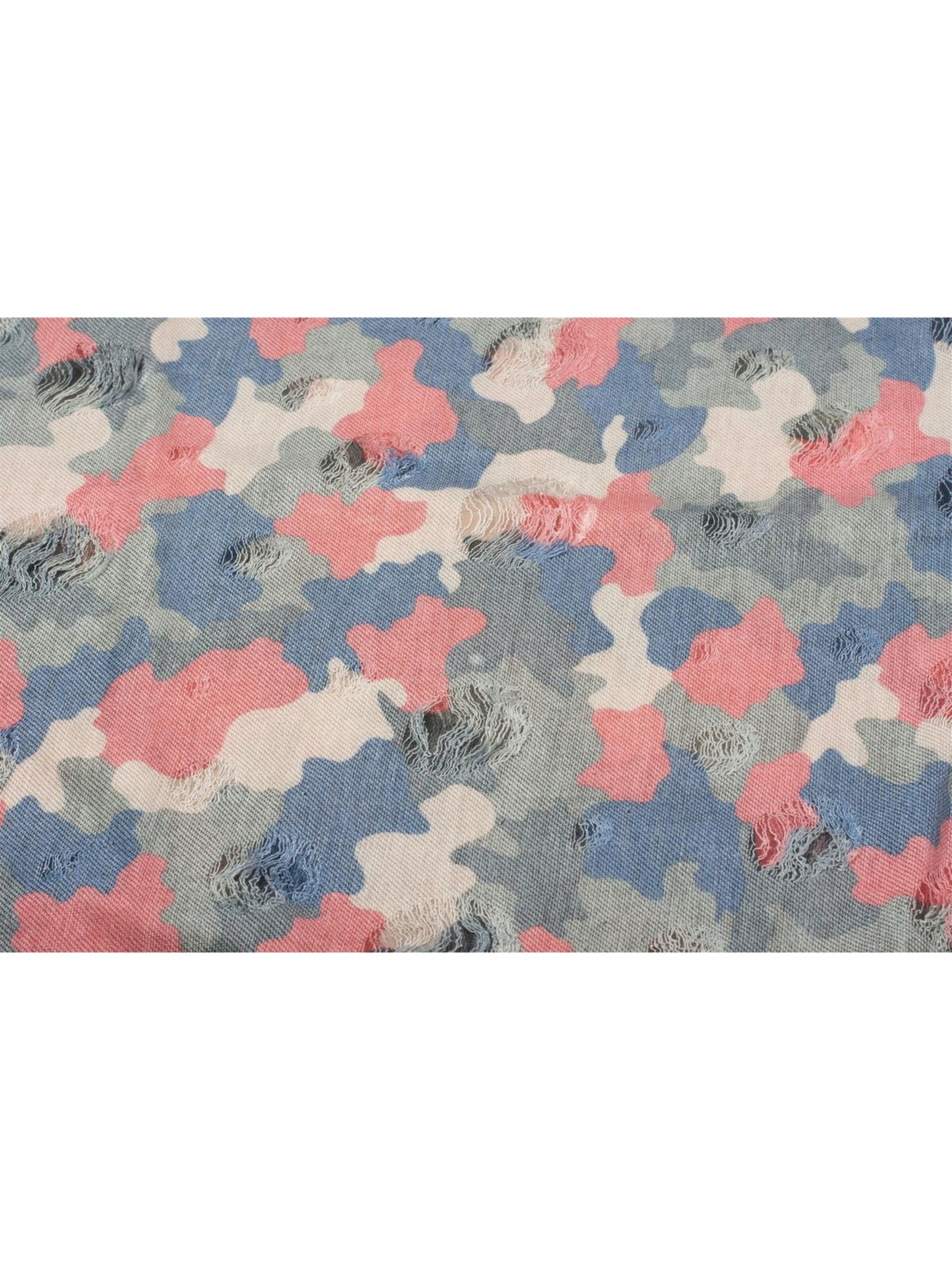 styleBREAKER Schlauchschal 'Destroyed Loop mit Camouflage Muster'‌‌‌‌‌‌ in Rot