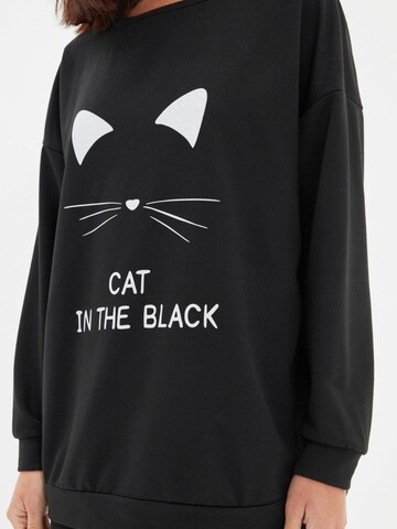 Trendyol Pyjama in Schwarz