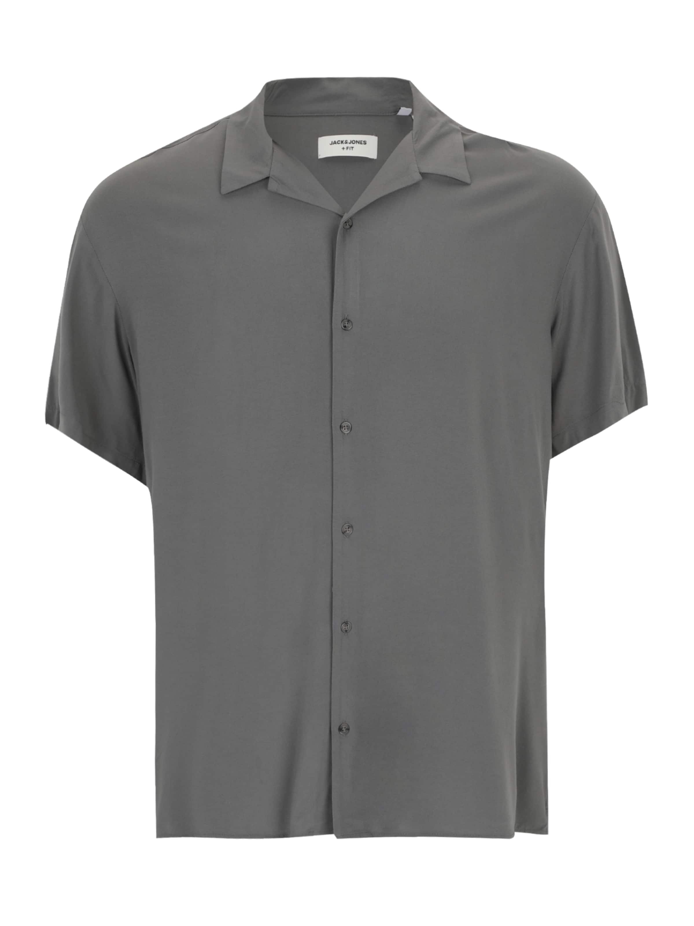 Jack &amp; Jones Plus Comfort Fit Πουκάμισο &#x27;JJEJeff&#x27; σε γκρι: μπροστά