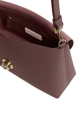 Coccinelle Handtas 'Coccinelle Nikla Handbag Double Grainy Leather' in Bruin