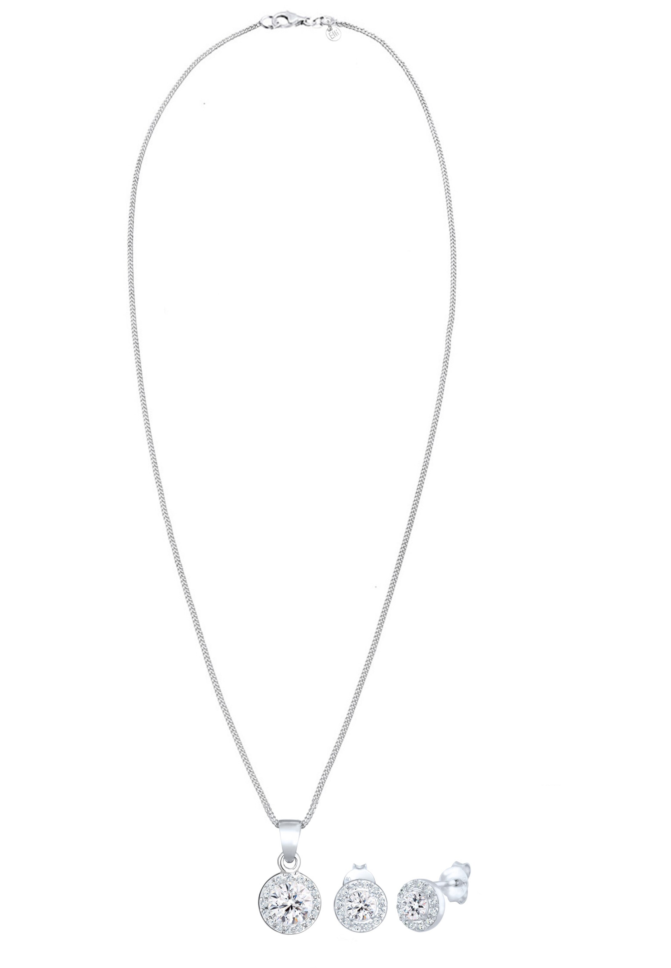 Parure de bijoux ELLI PREMIUM en argent : devant