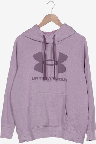 UNDER ARMOUR Sweatshirt & Zip-Up Hoodie in L in Pink: front