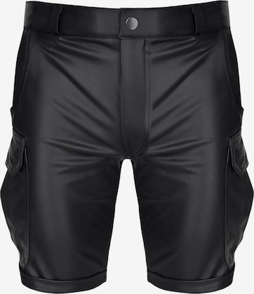 Regnes Fetish Planet Regular Cargohose 'Lorenzo' in Schwarz: Vorderseite