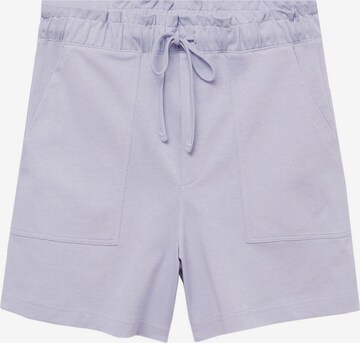 Regular Pantalon 'CLAY' MANGO en violet : devant