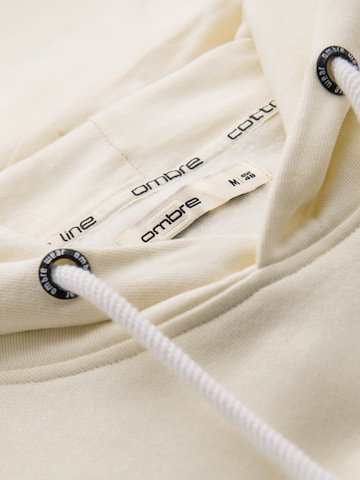 Sweat-shirt Ombre en beige