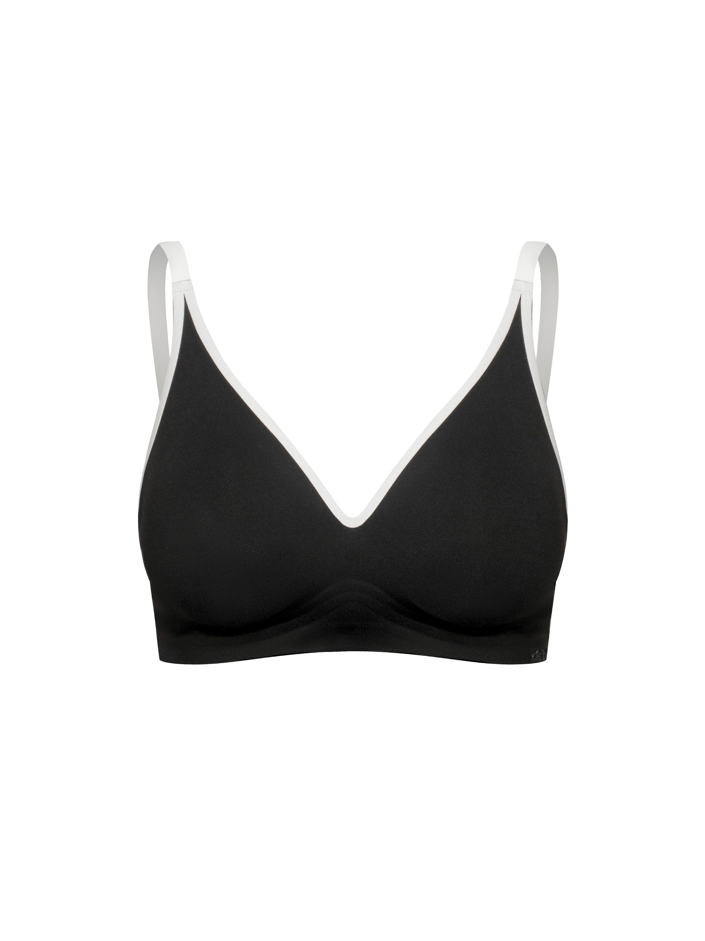 cfab (formerly creamy fabrics) Push-up BH 'Lined Comfort Push-Up BH' in Zwart: voorkant