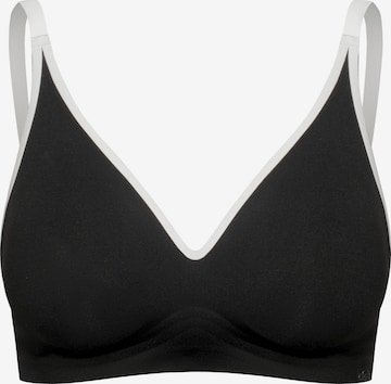 cfab (formerly creamy fabrics) - Sujetador 'Lined Comfort Push-Up BH' en negro: frente